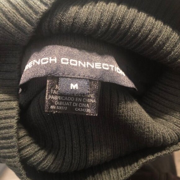 French Connection Dark Green Turtleneck - Picture 3 of 4